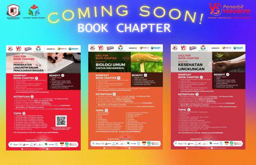 CALL FOR BOOK CHAPTER! 